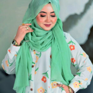 Ready-made Two‑Piece Set — Premium Dubai Silk, Floral Digital Print